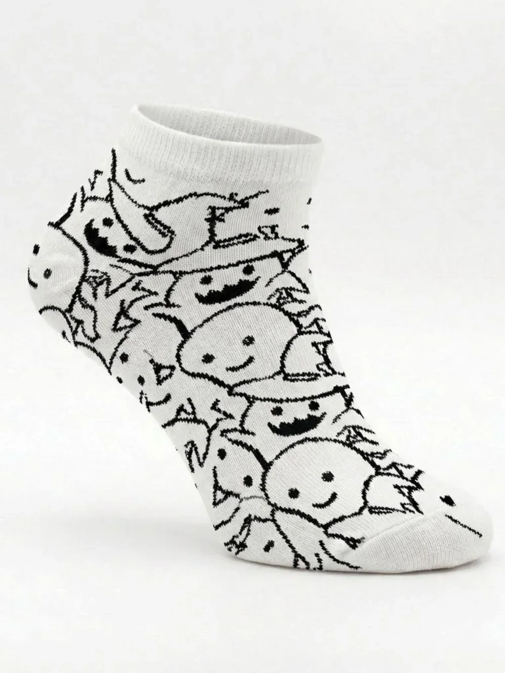 Korean Women's Premium Low Cut Socks - Cute Cotton Low Cut Casual - 6-Pack